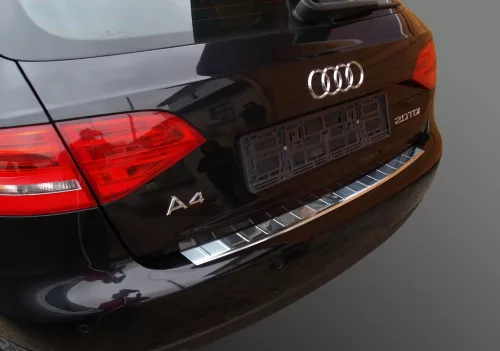 Avisa strieborná saténová oceľová ochrana nárazníka AUDI A4 B8 ALLROAD 2011-2015, AUDI A4 B8 8 Avant FL2012-2015