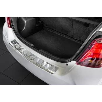   Avisa strieborná saténová oceľová ochrana nárazníka TOYOTA YARIS III hatchback FL2014-2017, FL2017-2019