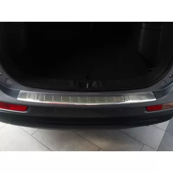   Avisa strieborná saténová oceľová ochrana nárazníka MITSUBISHI OUTLANDER III 2012-2015