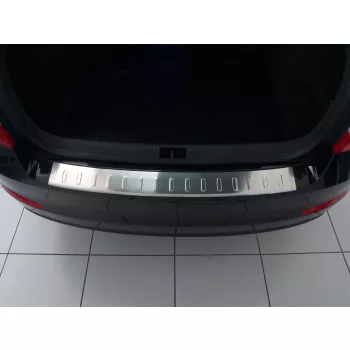   Avisa strieborná saténová oceľová ochrana nárazníka SKODA OCTAVIA III liftback 2013-2016, FL2016-2019