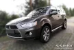 Avisa strieborná saténová oceľová ochrana nárazníka CITROEN C-CROSSER 2007-2012, MITSUBISHI OUTLANDER II 2006-2012, PEUGEOT 4007 2007-2012