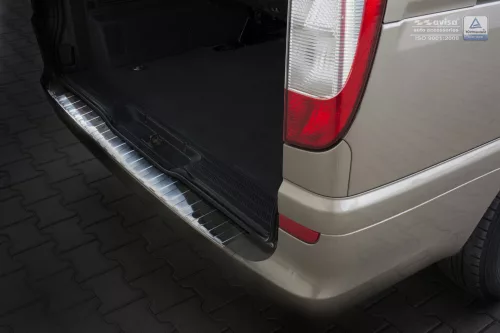 Avisa strieborná saténová oceľ Ochrana nakladacej MERCEDES W639 VITO/VIANO 2003-2014
