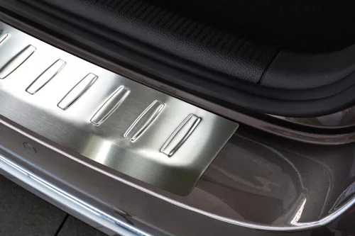 Avisa strieborná saténová oceľová ochrana nárazníka VOLKSWAGEN PASSAT B7 ALLTRACK 2012->