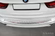 Avisa strieborná saténová oceľová ochrana nárazníka BMW X5 III F15 M-Pakiet 2013-2018