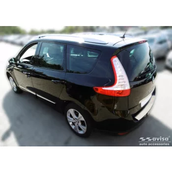   Avisa strieborný satén oceľ Ochrana nakladacej RENAULT Grand SCENIC III minivan 2009-2013, FL2013-2016