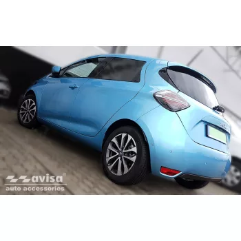   Avisa strieborná saténová oceľová ochrana nárazníka RENAULT ZOE hatchback 5D FL2019->