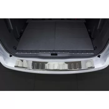   Avisa strieborná saténová oceľová ochrana nárazníka PEUGEOT 5008 2009-2017