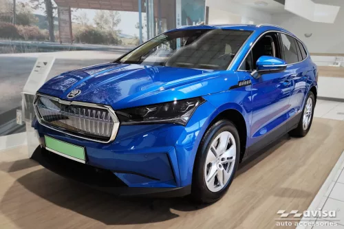 Avisa strieborný saténový oceľový opierka nôh SKODA ENYAQ iV 2020->