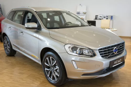 Avisa strieborná leštená oceľová ochrana nárazníka VOLVO XC60 2013-2017