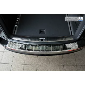   Avisa strieborná leštená oceľová ochrana nárazníka AUDI Q5 2008-2012, FL2012-2016, AUDI SQ5 2013->