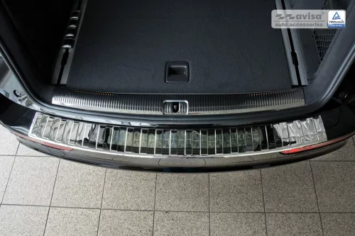 Avisa strieborná leštená oceľová ochrana nárazníka AUDI Q5 2008-2012, FL2012-2016, AUDI SQ5 2013->