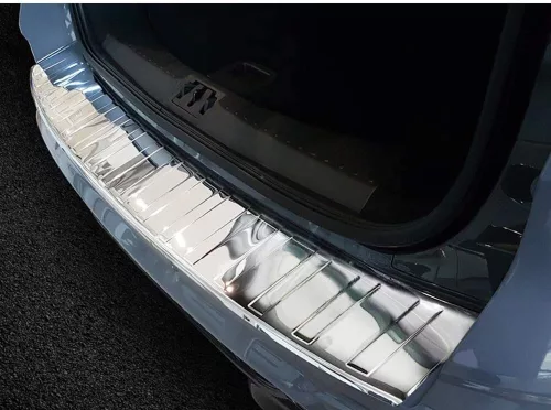 Avisa strieborná leštená oceľová ochrana nárazníka FORD KUGA II/FORD KUGA II VIGNALE 2012-2016, FL2016-2019