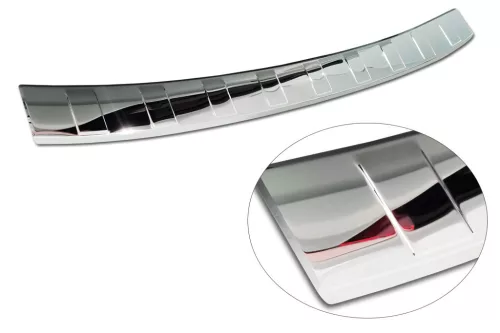 Avisa strieborný zrkadlová oceľ Ochrana nakladacej Volvo V60 II combi 2018, Volvo V60 II CROSS COUNTRY 2018, Volvo V60 II Plug-In Hybrid 2019/R-model 2019