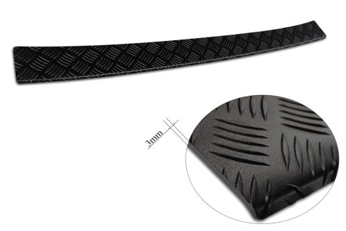 Avisa čierne matt 3 mm bordázott hliník Ochrana nakladacej VOLKSWAGEN TRANSPORTER T6, Caravelle T6 2015-2024