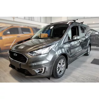   Avisa 3 mm ryhovaný čierna matná hliníková ochrana nárazníka FORD TRANSIT/TOURNEO Connect II 2014-2017, FL2017-2022