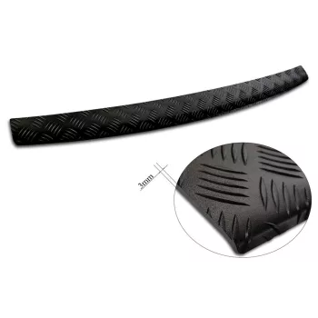   Avisa 3 mm ryhovaný čierna matná hliníková ochrana nárazníka JEEP CHEROKEE V FL 2018->