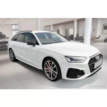   Avisa čierna matná oceľová ochrana nárazníka AUDI A4 B9 Avant/S-line 2015-2019, FL2019->, AUDI S4 Avant 2015-2019, FL.2019->