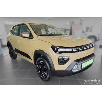   Avisa fekete matt acél lökhárítóvédő DACIA SPRING FL 2024->