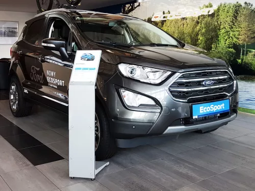 Avisa čierne oceľ Ochrana nakladacej FORD ECOSPORT II/ST-Line FL2017->