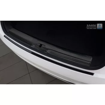   Avisa 3D čierna karbónová ochrana nárazníka AUDI Q3 2011-2015, FL 02.2015-2018