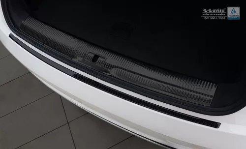 Avisa 3D čierna karbónová ochrana nárazníka AUDI Q3 2011-2015, FL 02.2015-2018