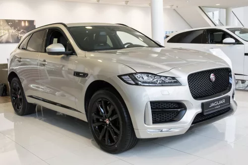 Avisa čierna karbónová ochrana nárazníka JAGUAR F-PACE 2016->