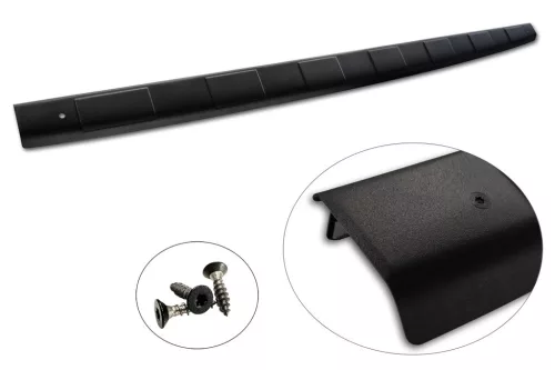 Avisa čierny oceľový 0, 8 mm dvere batožinového priestoru ochrana hrán FORD RANGER V 2011-2022