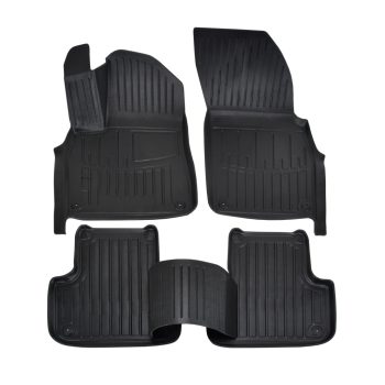   EgriAuto Prémiové 3D gumové autokoberce s uchytením Q7 4M 2015- 5 ks