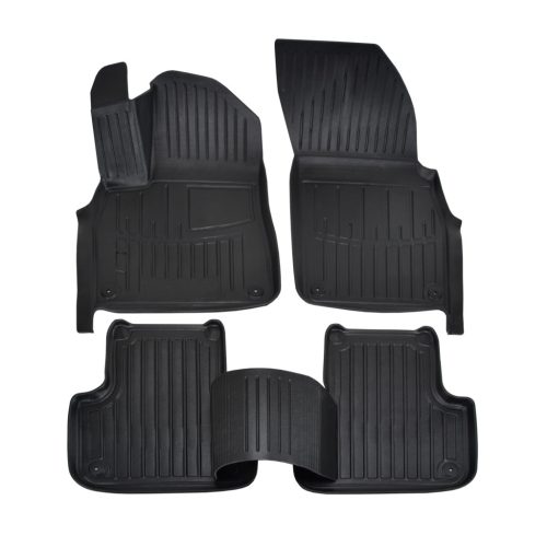 EgriAuto Prémiové 3D gumové autokoberce s uchytením Q7 4M 2015- 5 ks