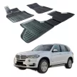 EgriAuto 3D prémiové gumové koberce s patentkami X5 F15 2006-2018