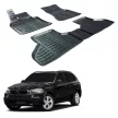 EgriAuto 3D prémiové gumové koberce s patentkami Bmw X5 E70/X6 E71, E72 2006-2012