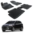 EgriAuto 3D prémiové gumové koberce s patentkami Ford Kuga 2008-2013