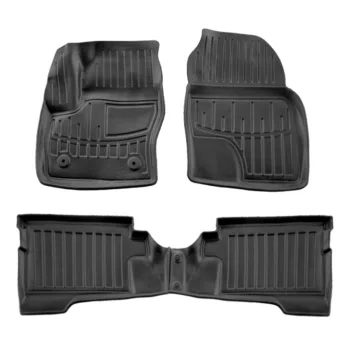   EgriAuto Prémiové 3D gumové autokoberce s uchytením FORD C-Max Hybrid 2010-2019 4 ks