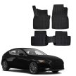 EgriAuto Prémiové 3D gumové autokoberce s uchytením Mazda 3 2019- 5 ks