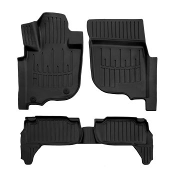   EgriAuto Prémiové 3D gumové autokoberce s uchytením MITSUBISHI Pajero Sport 3 2015- 5 ks