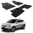 EgriAuto Prémiové 3D gumové autokoberce s uchytením NISSAN Qashqai J10 2008-2013