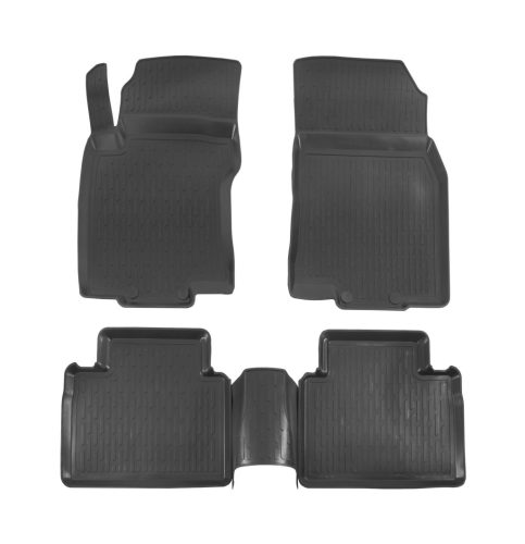 EgriAuto Prémiové 3D gumové autokoberce s uchytením NISSAN X-Trail T32 2014 -