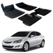 EgriAuto Prémiový 3D Gumové autokoberce s uchytením OPEL Astra J 2010-2016