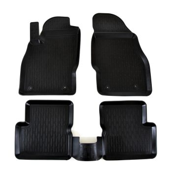   EgriAuto Prémiové 3D gumové autokoberce s uchytením Corsa E 2014-2019