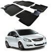 EgriAuto Prémiové 3D gumové autokoberce s uchytením Corsa E 2014-2019
