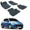 EgriAuto 3D prémiové gumové koberce s patentkami Peugeot 207 2006-2012