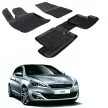 EgriAuto 3D prémiové gumové koberce s patentkami Peugeot 308 2015-2021