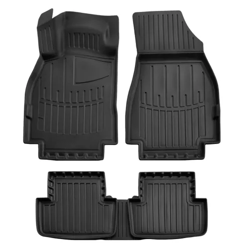 EgriAuto 3D prémiové gumové koberce s patentkami Renault Megane II 2002-2009 5 ks