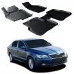EgriAuto 3D prémiové gumové koberce s patentkami Skoda Superb 2 2008-2015