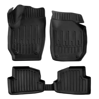   EgriAuto 3D prémiové gumové koberce s patentkami Skoda Fabia II (5J) 2007-2014 5 ks