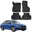 EgriAuto Prémiové 3D gumové autokoberce s uchytením SKODA Octavia IV 2020- 5 ks