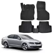 EgriAuto 3D prémiové gumové koberce s patentkami Skoda Octavia III 2013-2019 5ks