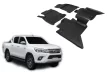 EgriAuto 3D prémiové gumové koberce s patentkami TOYOTA Hilux 4 door 2015-