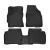 EgriAuto 3D prémiové gumové koberce s patentkami Toyota Prius 2003-2009 5ks