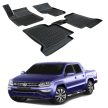 EgriAuto Prémiové 3D gumové autokoberce s uchytením VOLKSWAGEN Amarok 2010-